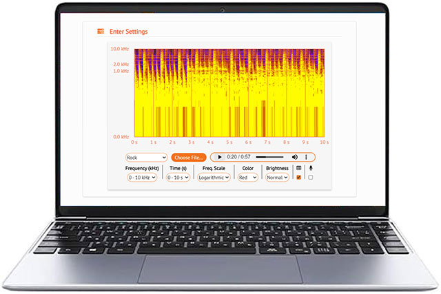 MAZTR: Free Online Audio Frequency Viewer